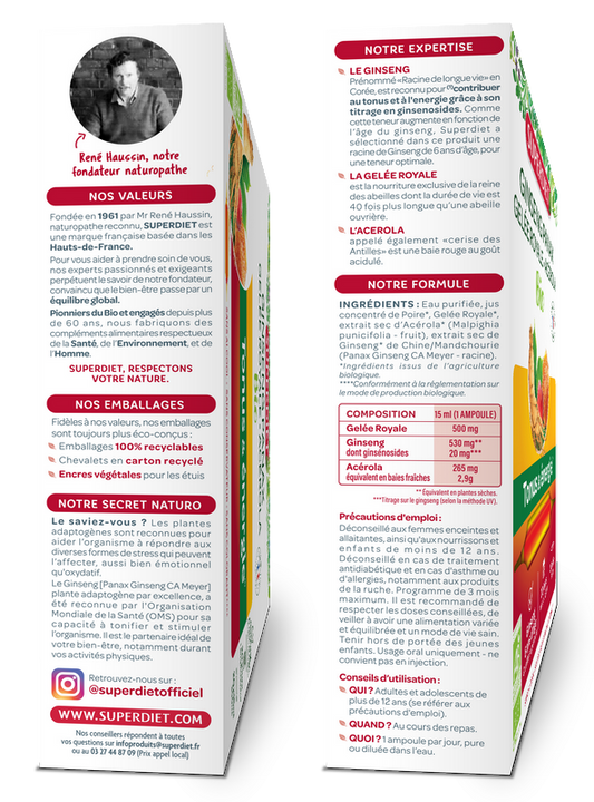 Ginseng gelée royale acérola bio - 2